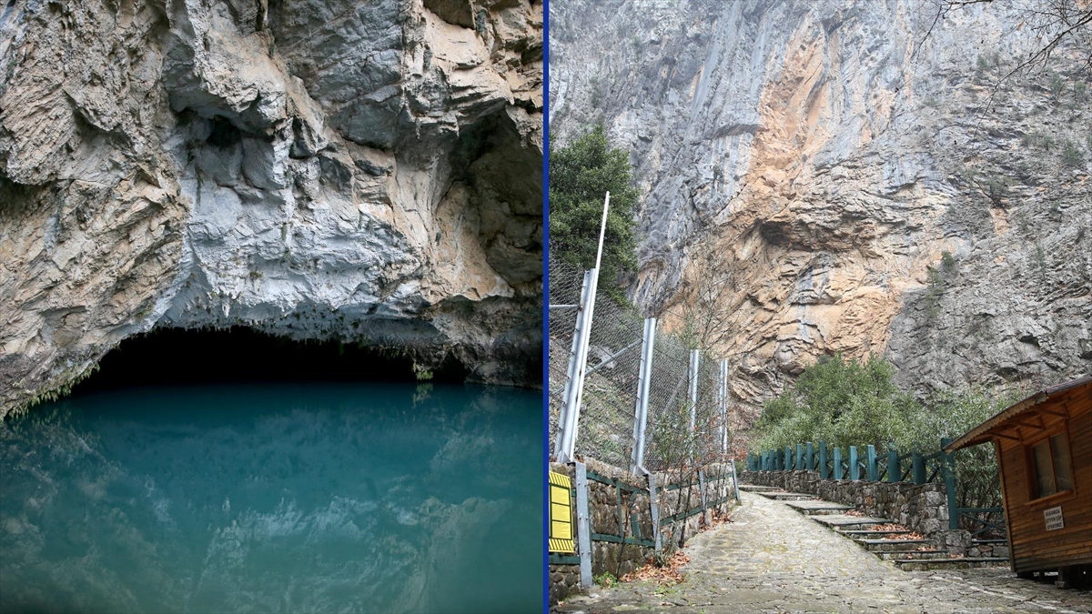 Altınbeşik Mağarası’nın yürüyüş yolu çelik kafesle korunacak Altınbeşik Mağarası’nın yürüyüş yolu çelik kafesle korunacak