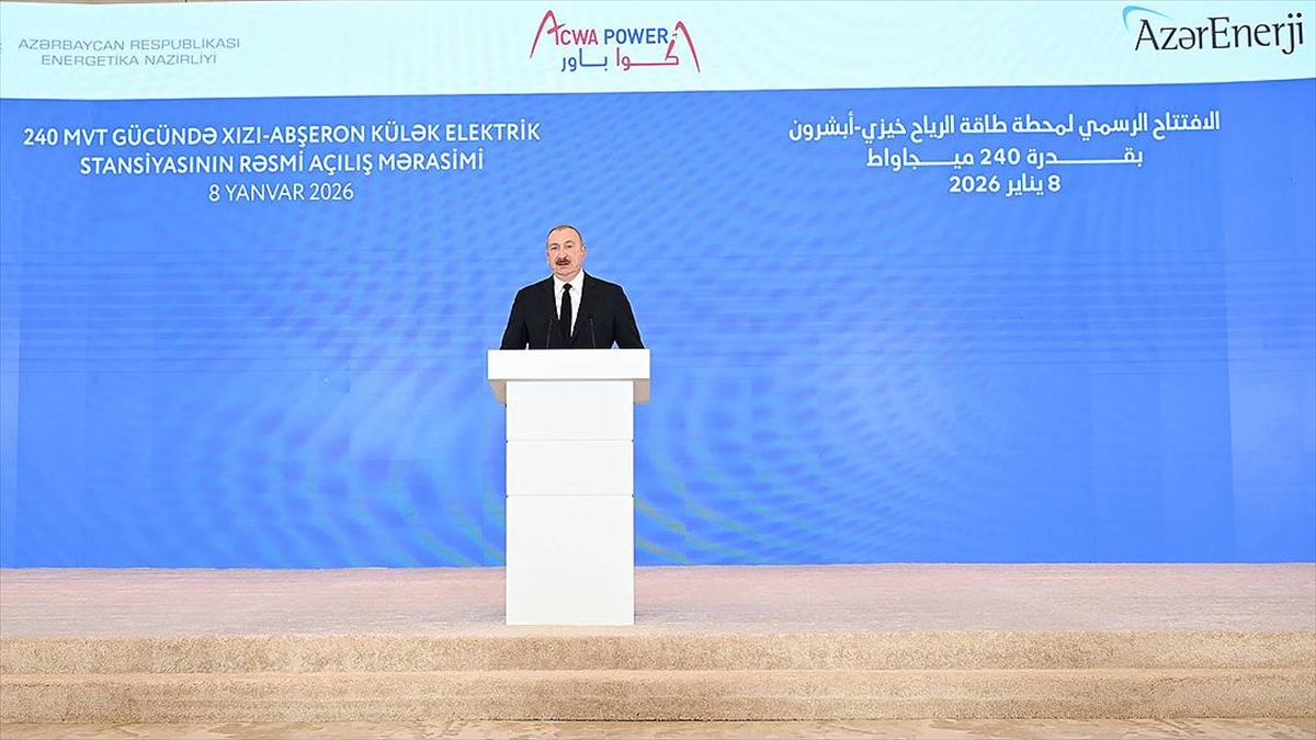 Azerbaycan’ın yeni rüzgar santrali 220 milyon metreküp doğal gaz tasarrufu sağlayacak