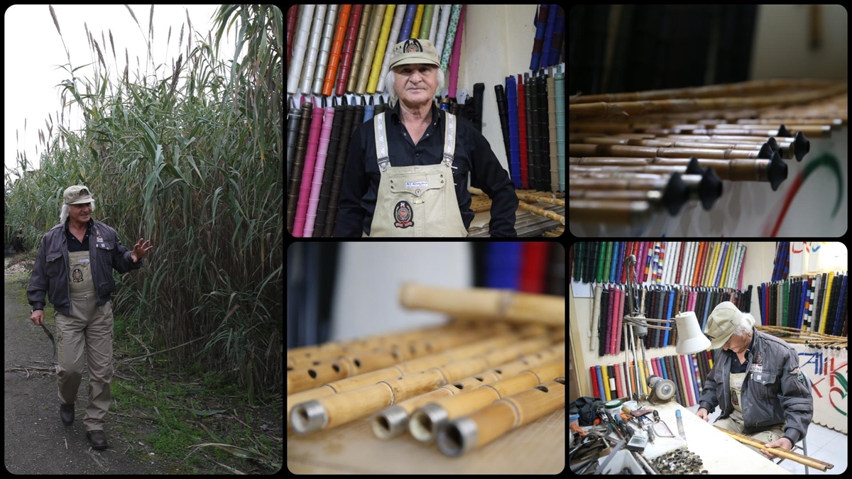 Bahçesinde yetiştirdiği kamıştan tasarladığı neyleri müzikseverlerle buluşturuyor Bahçesinde yetiştirdiği kamıştan tasarladığı neyleri müzikseverlerle buluşturuyor