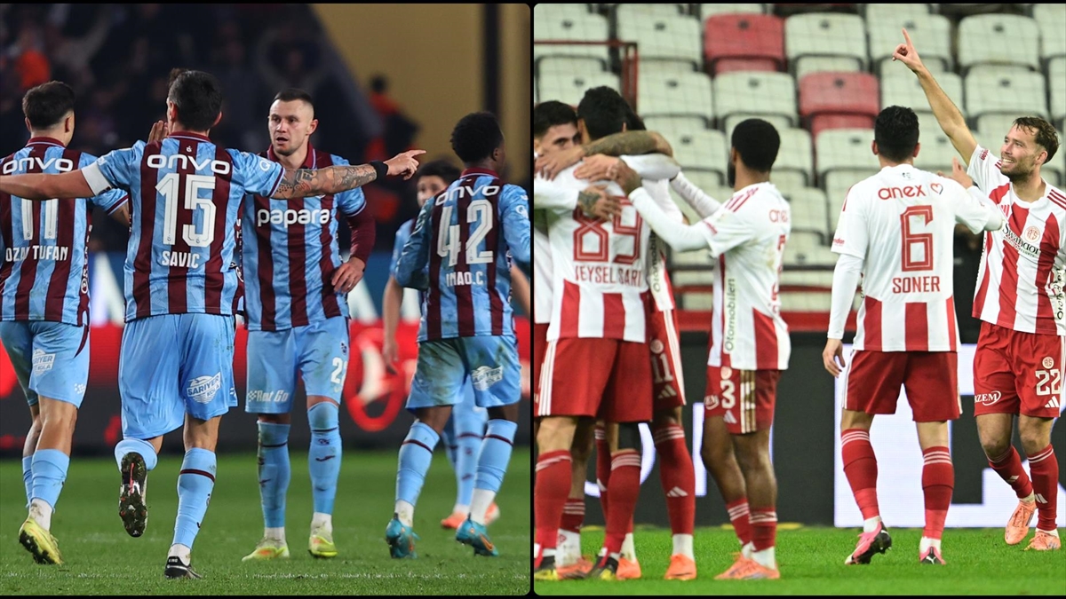 Trabzonspor ile Antalyaspor 60. randevuda Trabzonspor ile Antalyaspor 60. randevuda