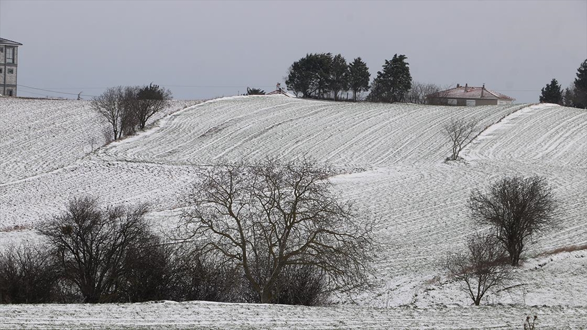 Trakya’da kar yağışı tarım arazilerine can suyu oldu