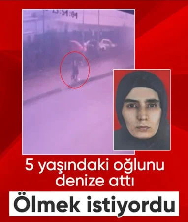Bursa’da 5 yaşındaki oğlunu denize atan kadın: Ölmek istiyordu…