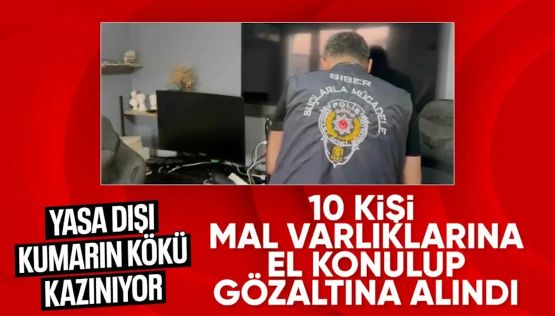 İstanbul’da yasa dışı bahis operasyonu: 10 kişi gözaltında…