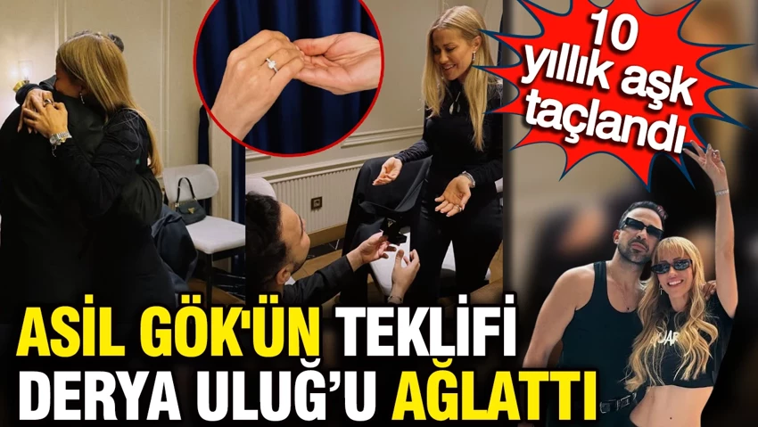 Asil Gök’ün ‘evlilik teklifi’ Derya Uluğ’u ağlattı… Asil Gök’ün ‘evlilik teklifi’ Derya Uluğ’u ağlattı…