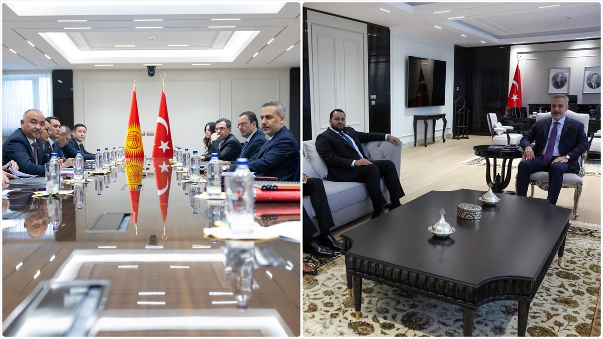 Bakan Fidan, Kırgızistan Meclis Başkanı uulu ve Katar’ın Dışişlerinden Sorumlu Devlet Bakanı Khulaifi ile görüştü