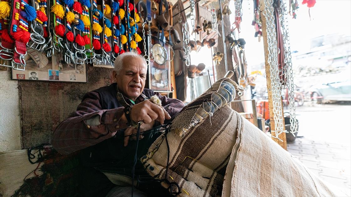 Dede yadigarı semerciliği 50 yılı aşkın süredir ayakta tutuyor Dede yadigarı semerciliği 50 yılı aşkın süredir ayakta tutuyor