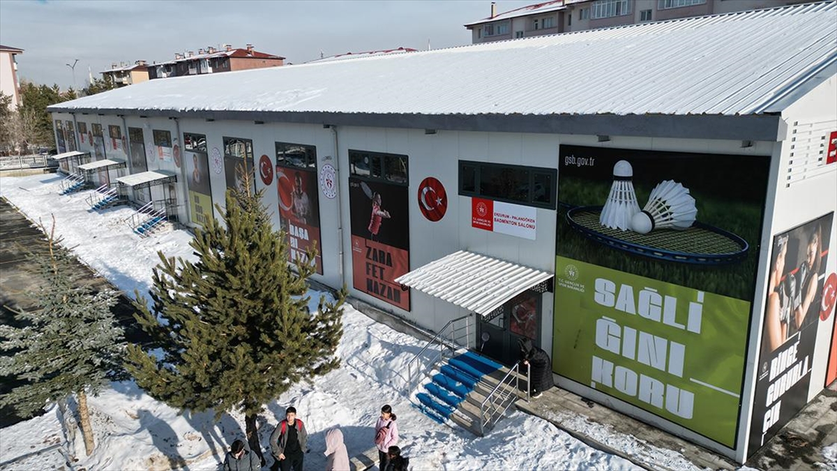 Erzurum’un modern salonları şehrin spor altyapısına güç kattı