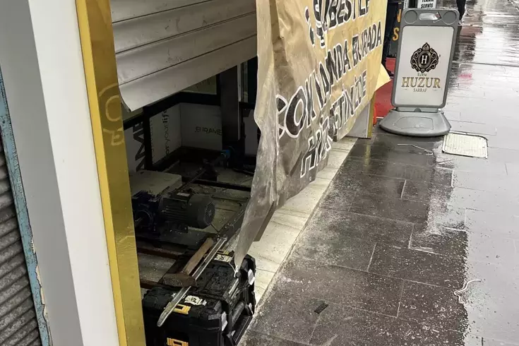 Forklift le kuyumcu soyup eşekle kaçan şüpheli yakalandı…