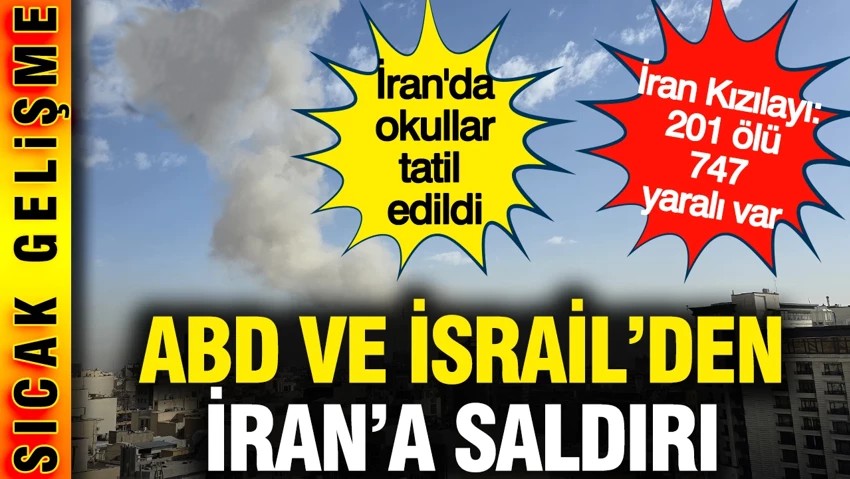 İsrail’den İran’a saldırı…