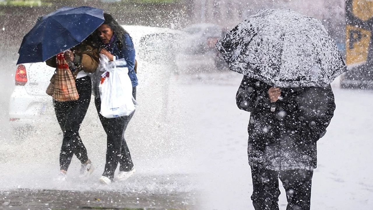 Meteoroloji’den çok kuvvetli sağanak ve kar yağışı uyarısı
