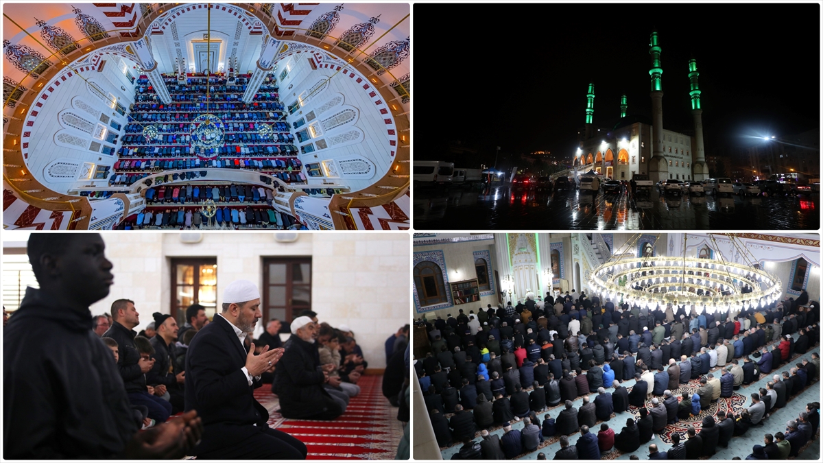 Ramazanın müjdecisi Berat Kandili idrak edildi Ramazanın müjdecisi Berat Kandili idrak edildi