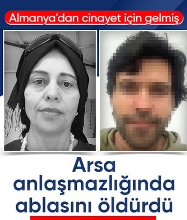 Almanya’dan cinayet için geldi…