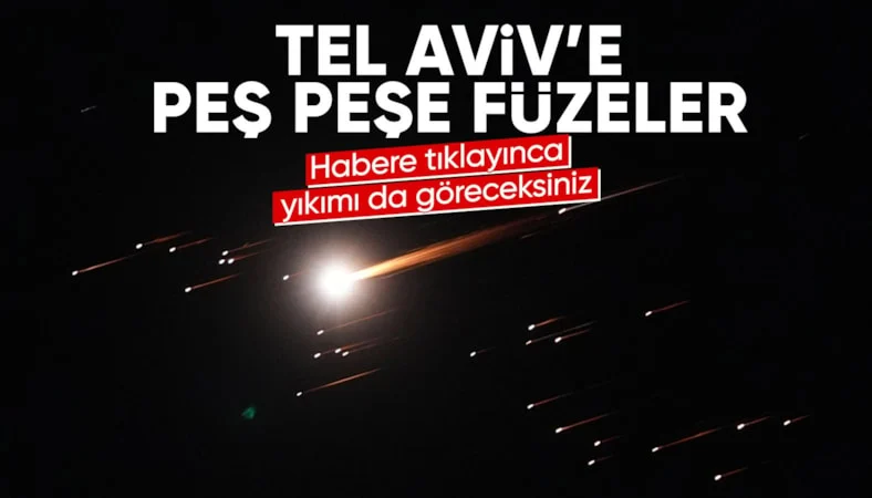 İran’dan İsrail’e yeni füze saldırısı…