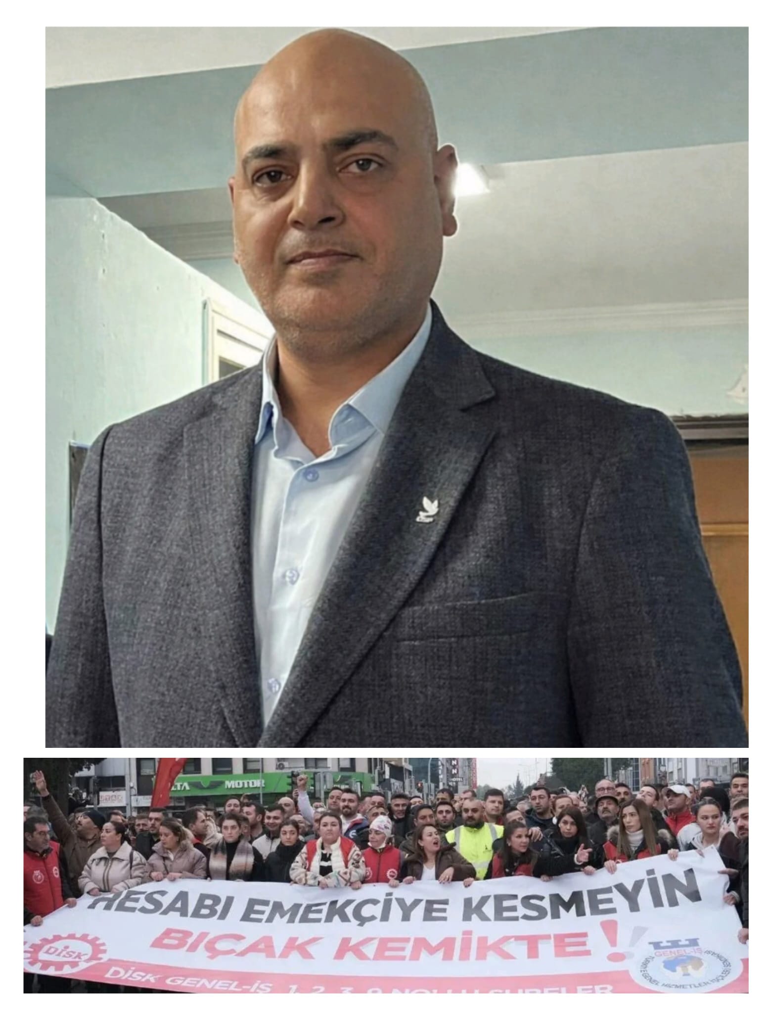 Başkan Cemil Tugay ile DİSK Genel-İş bugün bir araya gelecek DSP İl Başkanı Adem Yaşar Takipteyiz…