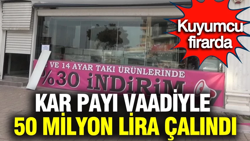 Antalya Döşemealtın da kuyumcu vatandaşları 50 milyon lira dolandırdı…