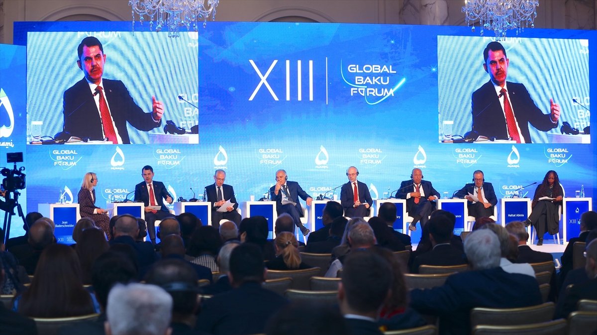 Bakan Kurum “13. Küresel Bakü Forumu”nda Türkiye’nin COP31 vizyonunu anlattı