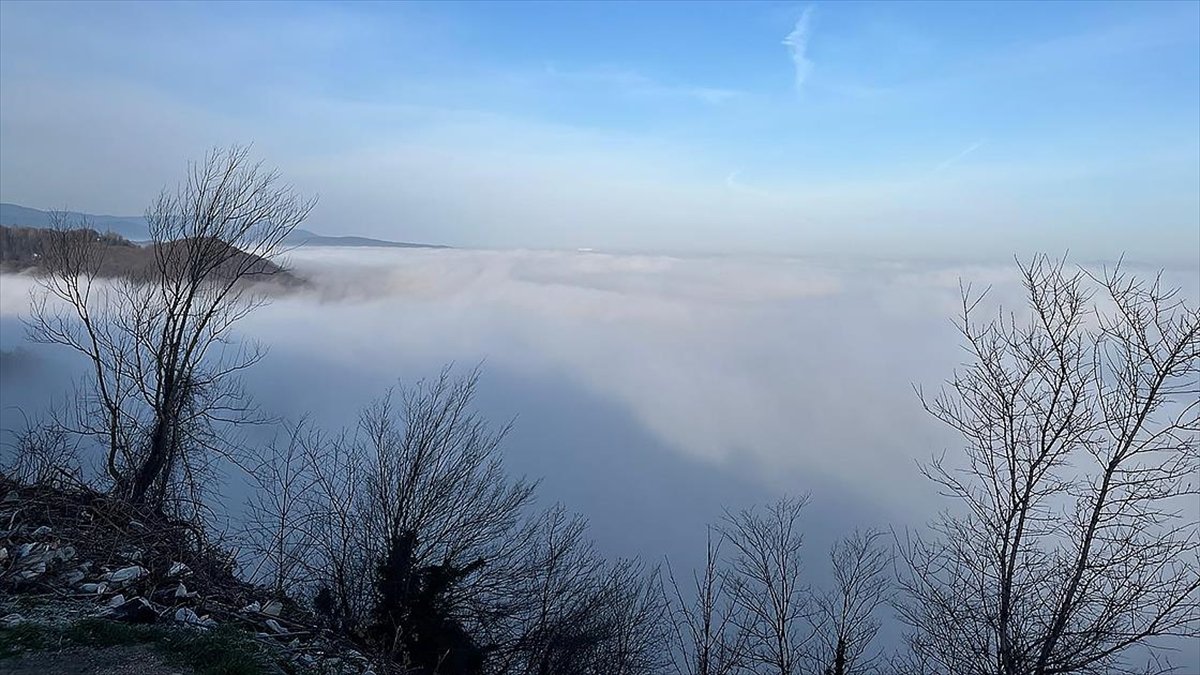 Bolu Dağı’nda sis etkili oldu