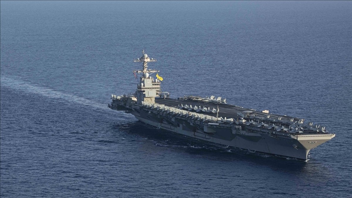 CNN: USS Gerald R. Ford uçak gemisi, Girit Adası’ndaki Suda Deniz Üssü’ne doğru yola çıktı