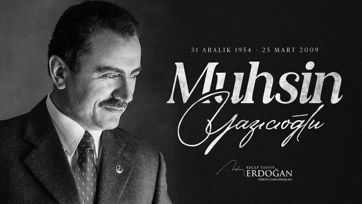 Cumhurbaşkanı Erdoğan’dan Muhsin Yazıcıoğlu’nu anma mesajı