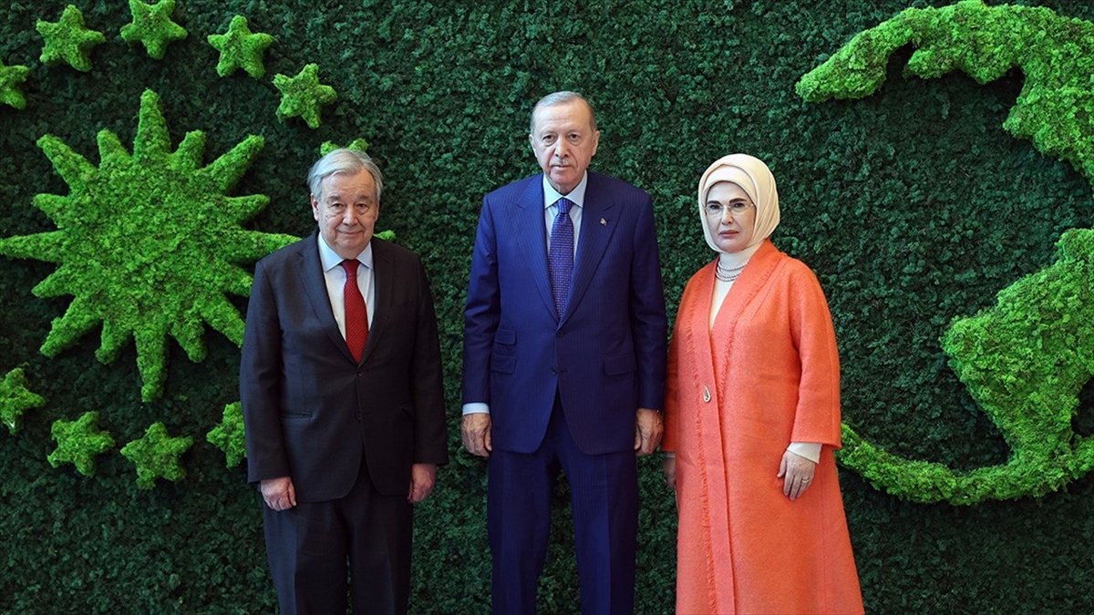 Emine Erdoğan’dan BM Genel Sekreteri Guterres’e verilen ödüle ilişkin paylaşım