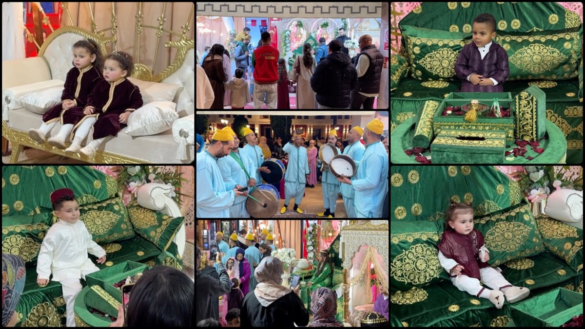 Fas’ta Kadir Gecesi’nde çocuklar geleneksel kıyafetlerle süsleniyor