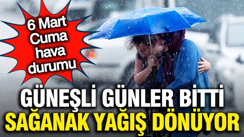 Meteoroloji açıkladı: Türkiye yağışlara teslim…
