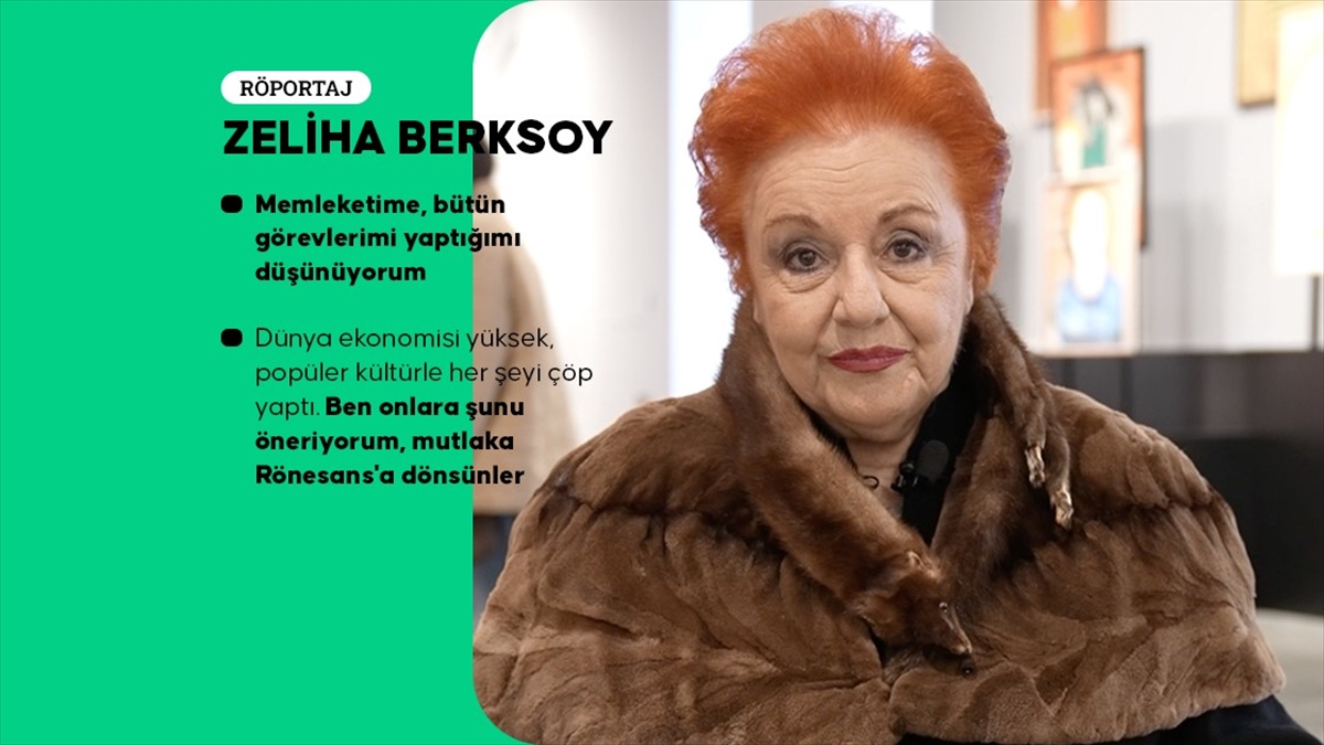 Zeliha Berksoy: Tiyatroda hiç boşa geçmiş zamanım olmadı Zeliha Berksoy: Tiyatroda hiç boşa geçmiş zamanım olmadı