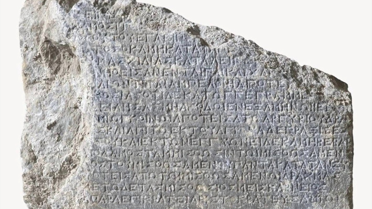 Amos Antik Kenti’ne ait 2 bin 200 yıllık “kira sözleşmesi” gün yüzüne çıkarıldı