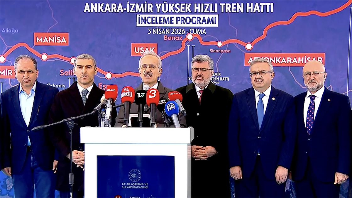 Bakan Uraloğlu: Ankara-İzmir arasını 3,5 saatlik bir seyahat süresine indireceğiz