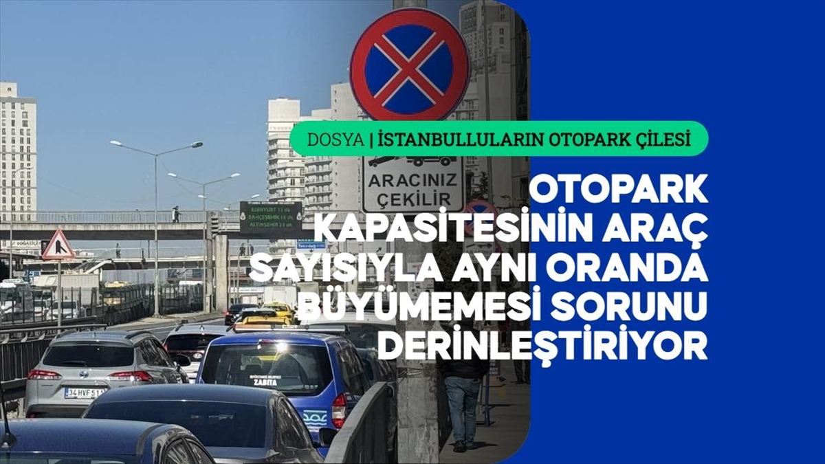 İstanbul’da her 6 araca yaklaşık bir park yeri düşüyor