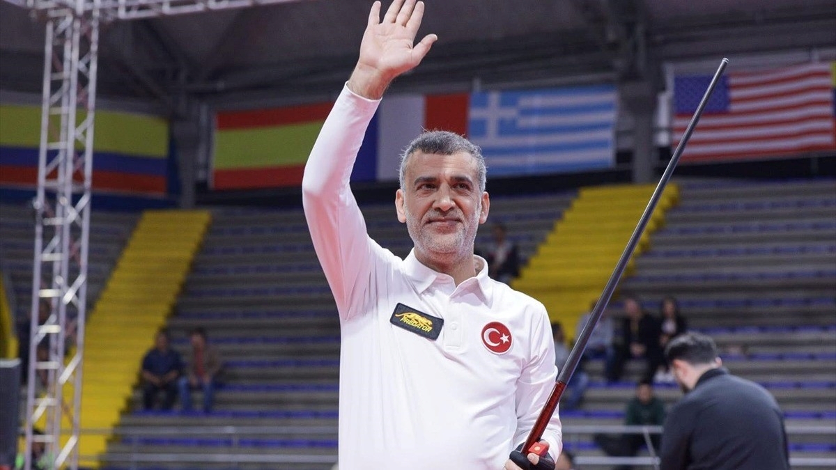 Milli bilardocu Tayfun Taşdemir, Kolombiya’da bronz madalya kazandı