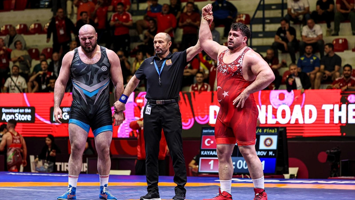 Rıza Kayaalp, Avrupa Güreş Şampiyonası’nda finale yükseldi