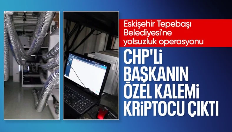 Eskişehir’de Tepebaşı Belediyesi’ne yolsuzluk operasyonu: Kripto cihazlar ele geçirildi…