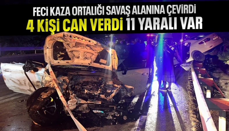 Burdur’da zincirleme kazada 4 kişi öldü… Burdur’da zincirleme kazada 4 kişi öldü…
