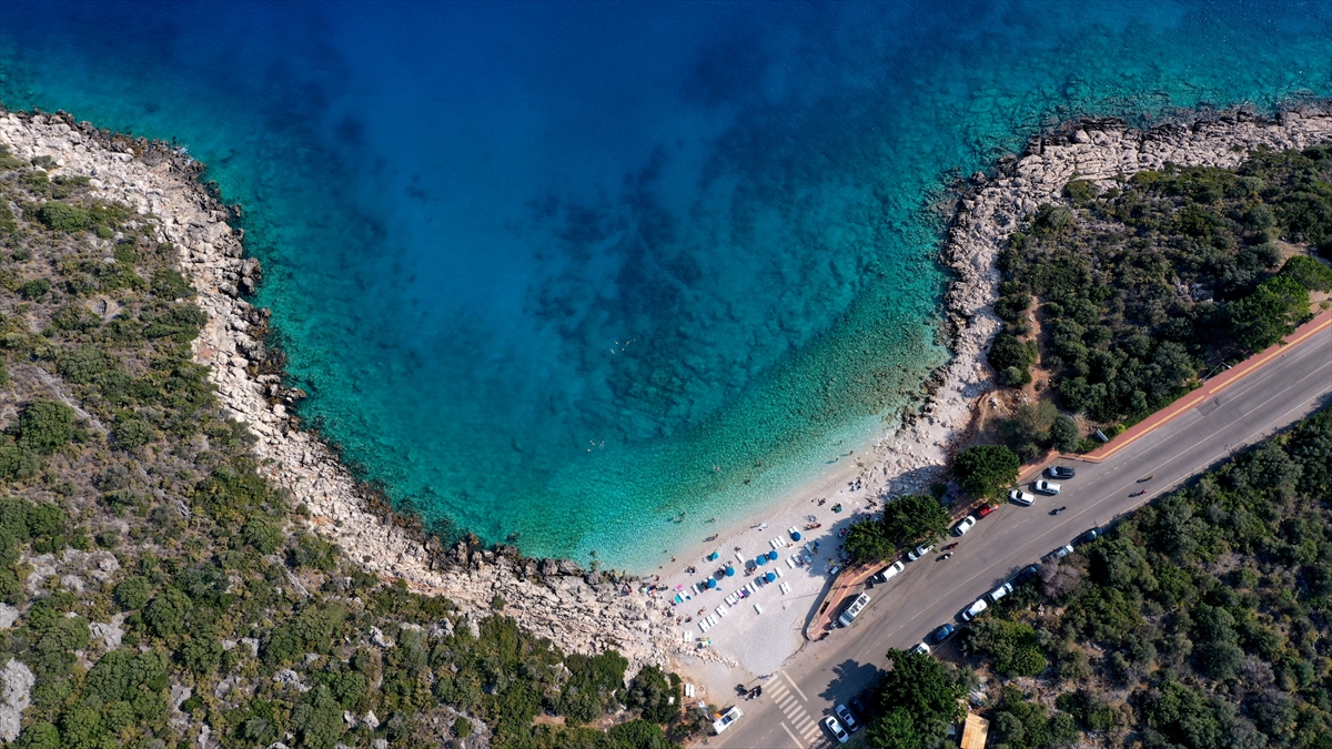 Antalya mavi bayraklı plajda dünyada ilk sırada Antalya mavi bayraklı plajda dünyada ilk sırada