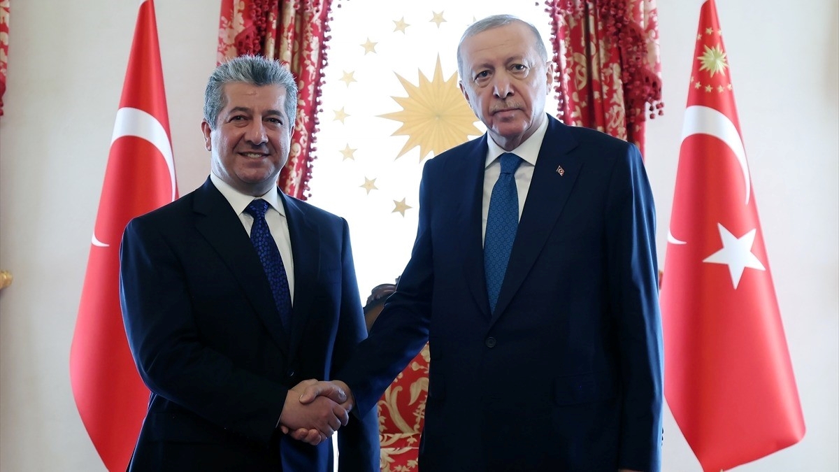 Cumhurbaşkanı Erdoğan, IKBY Başbakanı Mesrur Barzani’yi kabul etti