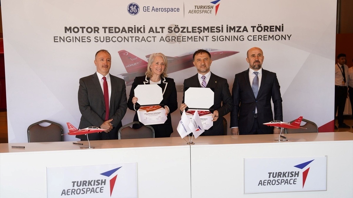 HÜRJET’in F404 motorları için GE Aerospace ile TUSAŞ arasında anlaşma yapıldı