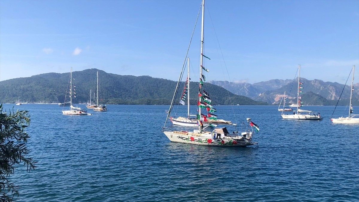 “Küresel Sumud Filosu” Marmaris’te