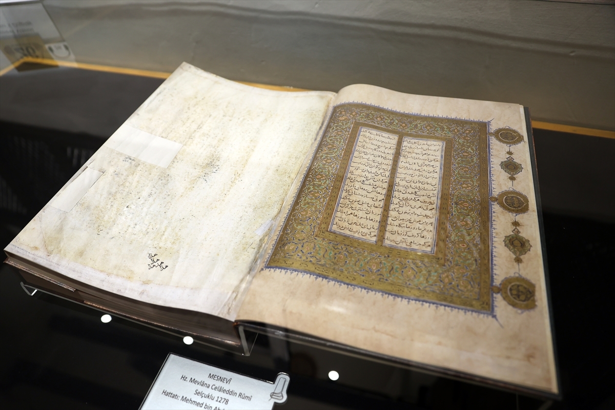 Mevlana’nın UNESCO Dünya Belleği’ne alınan eserleri özel koşullarda korunuyor