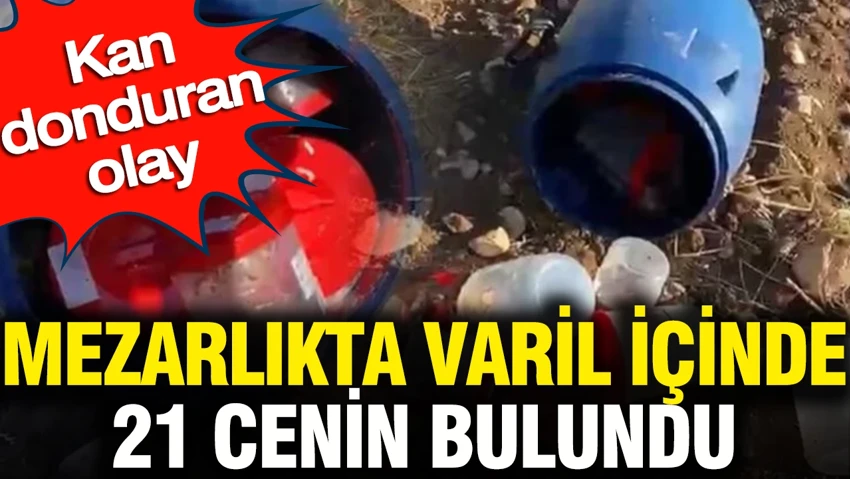 Mezarlıkta varil içinde 21 cenin bulundu: Kan donduran olay… Mezarlıkta varil içinde 21 cenin bulundu: Kan donduran olay…