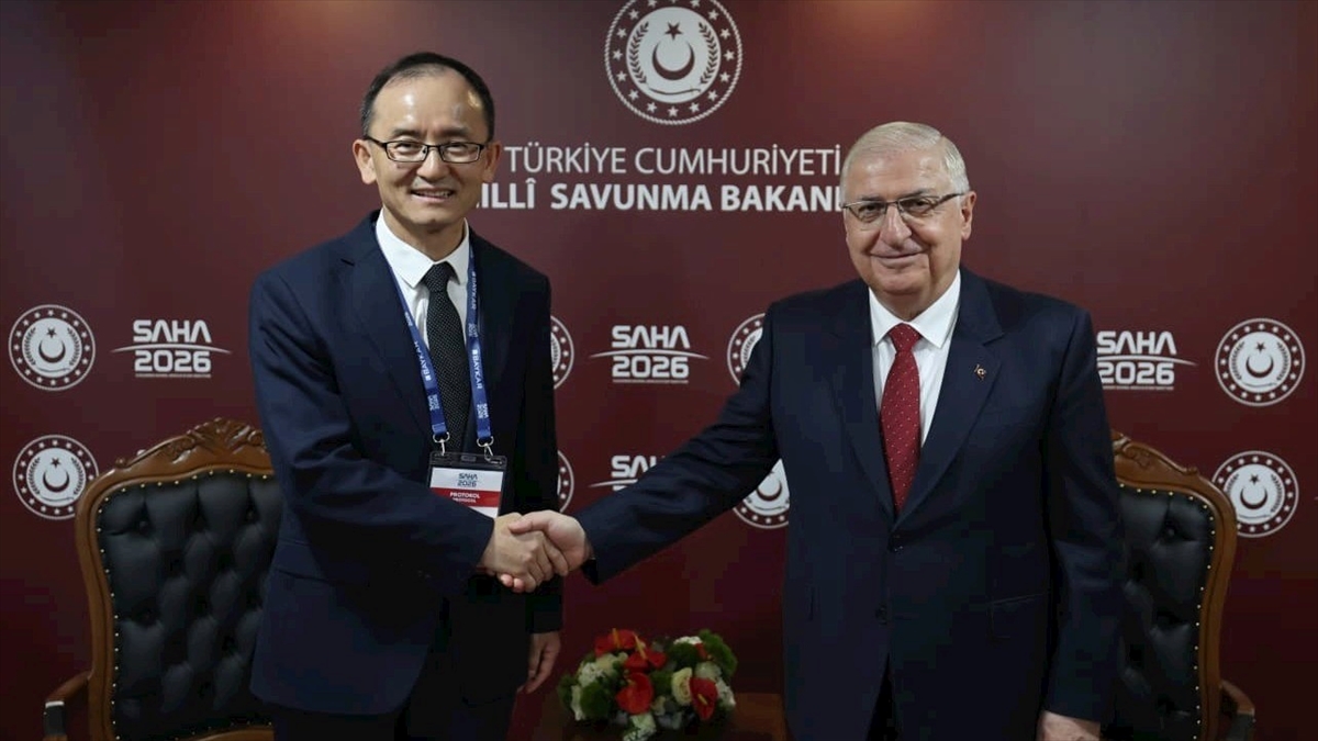 Milli Savunma Bakanı Güler, Çin Halk Cumhuriyeti Ankara Büyükelçisi Xuebin’i kabul etti