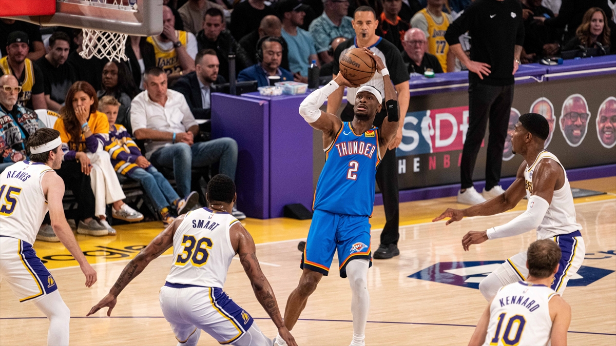 NBA play-off’larında Thunder, Lakers karşısında durumu 3-0 yaptı