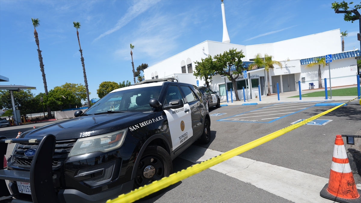 San Diego kentindeki İslam Merkezi’ne saldırıya ait olduğu öne sürülen görüntüler paylaşıldı