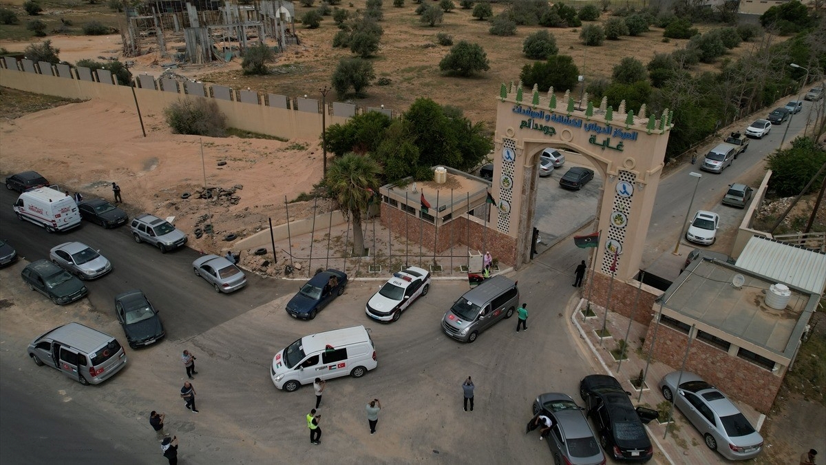 Sumud Kara Konvoyu, Gazze’deki ablukayı kırmak için Libya’daki kalkış noktasından yola çıktı