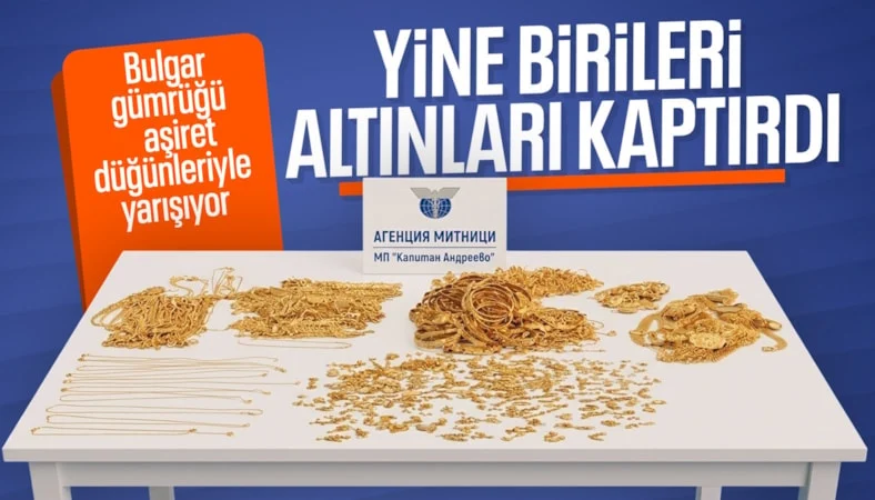 Edirne Kapıkule Sınır Kapısı’nda 5 kilo altın komşuya kaldı… Edirne Kapıkule Sınır Kapısı’nda 5 kilo altın komşuya kaldı…