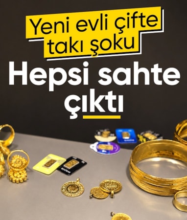 Elazığ’da bozdurulmak istenen düğün takıları sahte çıktı… Elazığ’da bozdurulmak istenen düğün takıları sahte çıktı…