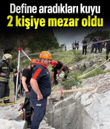 Konya’da define aranan kuyuda 2 kişi öldü… Konya’da define aranan kuyuda 2 kişi öldü…