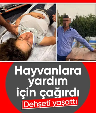 Selçuk’ta hayvan severe dehşeti yaşattı! Selçuk’ta hayvan severe dehşeti yaşattı!