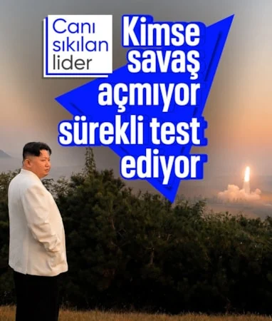 Kim Jong-un yeni silahların test edilmesini izledi…