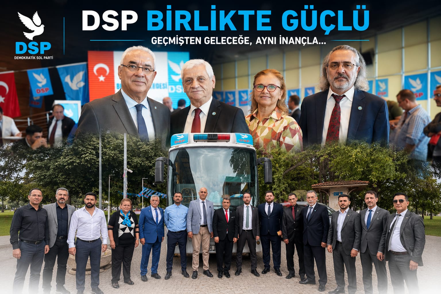 DSP Bursa İl Kongresinde Birlik ve Dayanışma Mesajı…